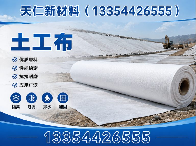 宁津县水利防渗材料展示图